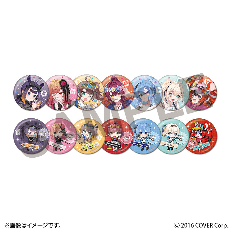(1BOX=14)(Goods - Badge) Hololive - hololive SUPER EXPO 2025 After Party ~bonus stage~ Trading Button Badge Vol. 2