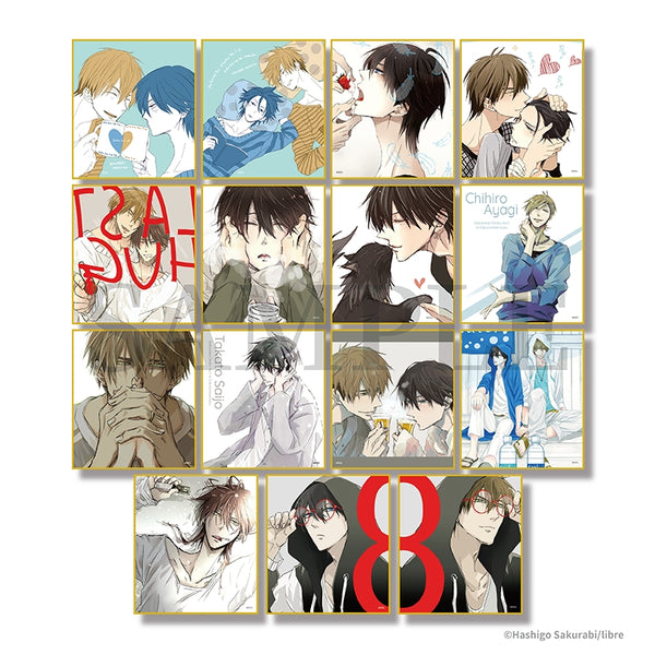 [※Blind](Goods - Art Board) DAKAICHI Hashigo Sakurabi Trading Mini Art Board (15 Types Total) [Hashigo Sakurabi Art Exhibition Post-Event Online Sales]