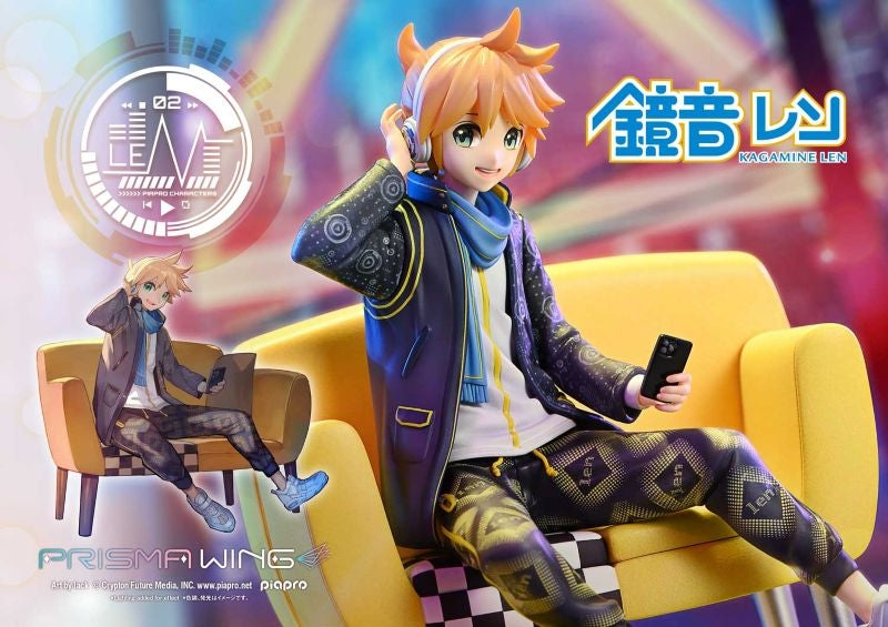 (Figure) PRISMA WING Piapro Characters Kagamine Len "Art by lack" 1/7 Complete Figure