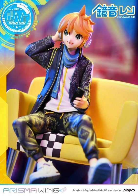 (Figure) PRISMA WING Piapro Characters Kagamine Len "Art by lack" 1/7 Complete Figure