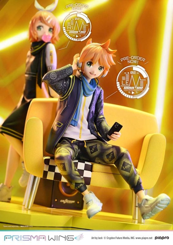 (Figure) PRISMA WING Piapro Characters Kagamine Len "Art by lack" 1/7 Complete Figure