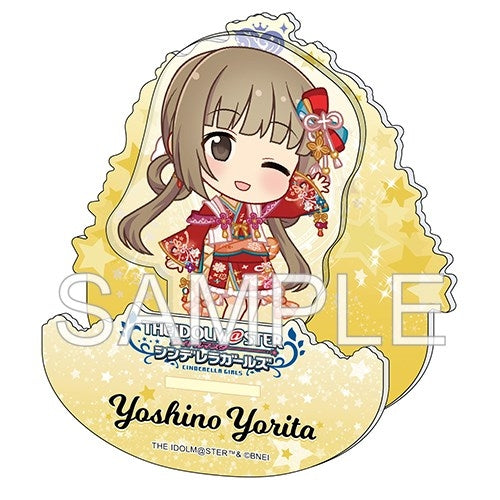 (Goods - Acrylic Stand) The Idolmaster Cinderella Girls Rocking Acrylic PuchiDerella Light Shining in the Hazy Cherry Blossoms Yoshino Yorita+ Ver.