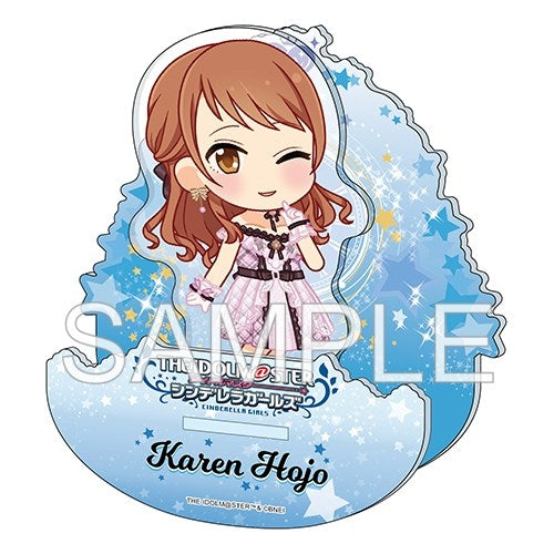 (Goods - Acrylic Stand) The Idolmaster Cinderella Girls Rocking Acrylic PuchiDerella Love for You Karen Houjou+ Ver.