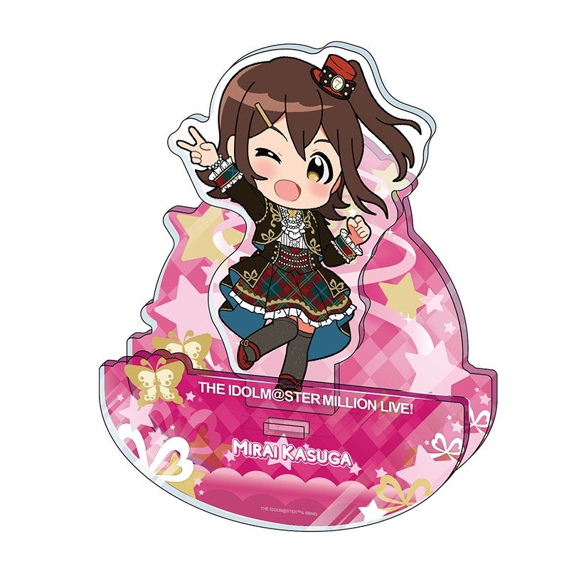 (Goods - Stand Pop) THE IDOLM@STER MILLION LIVE! Yureteiru Acrylic - 7Days Smile Mirai Kasuga Ver.