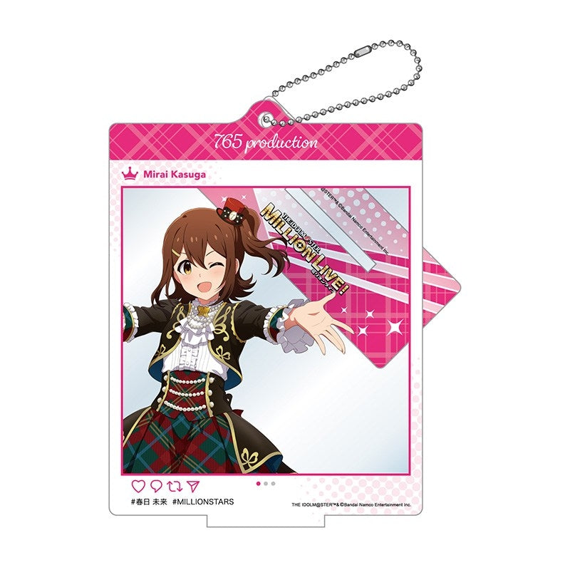 (Goods - Stand Pop) THE IDOLM@STER MILLION LIVE! Selfie Style Acrylic Stand - 7Days Smile Mirai Kasuga Ver.