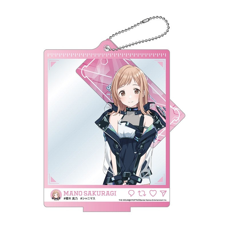 (Goods - Stand Pop) THE IDOLM@STER SHINY COLORS Selfie Style Acrylic Stand - Resistance Order Neos Mano Sakuragi Ver.