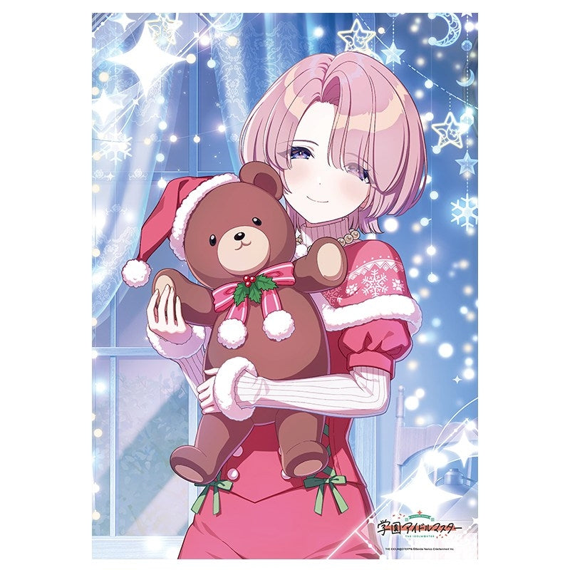(Goods - Poster) Gakuen iDOLM@STER A3 Clear Poster - Fluorite '24 Christmas Mao Arimura Ver.