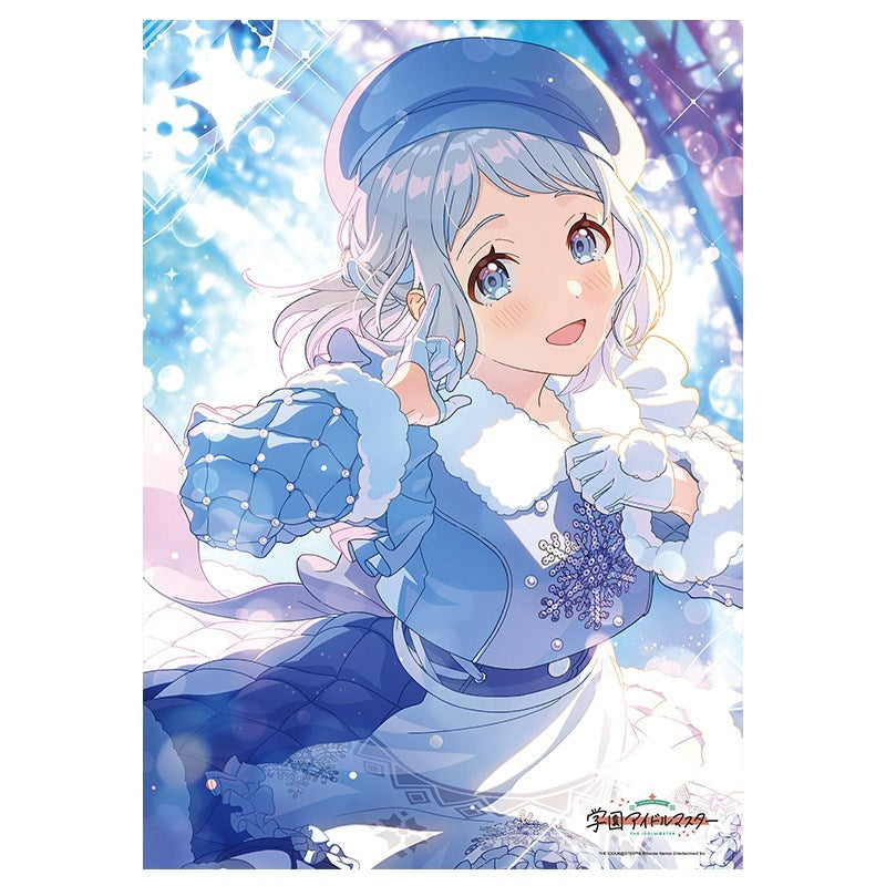 (Goods - Poster) Gakuen iDOLM@STER A3 Clear Poster - White Night! White Wish! Lilja Katsuragi Ver.