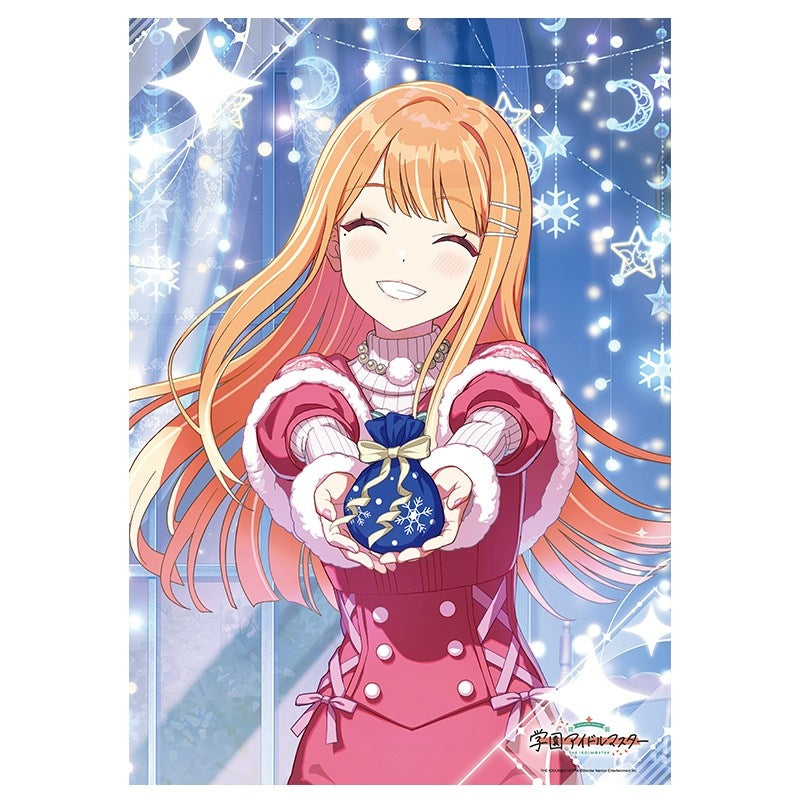 (Goods - Poster) Gakuen iDOLM@STER A3 Clear Poster - Tame-Lie-One-Step '24 Christmas Sumika Shiun Ver.