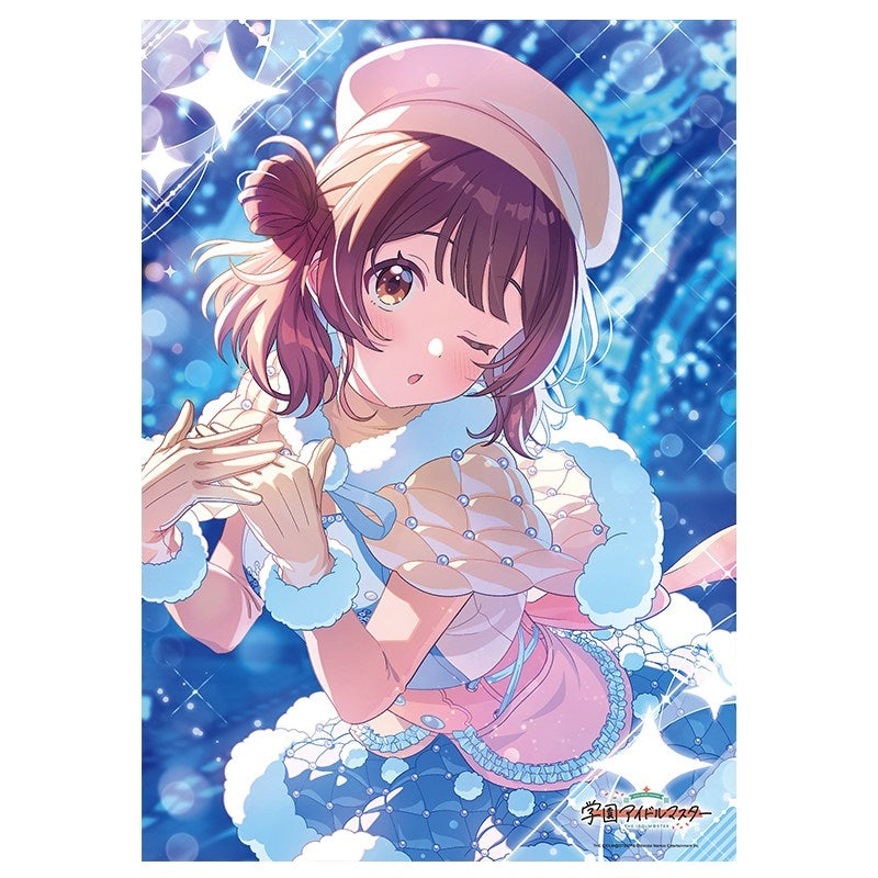 (Goods - Poster) Gakuen iDOLM@STER A3 Clear Poster - White Night! White Wish! Ume Hanami Ver.