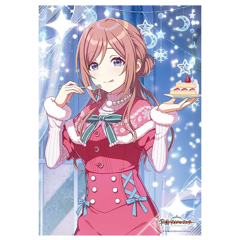 (Goods - Poster) Gakuen iDOLM@STER A3 Clear Poster - clumsy trick '24 Christmas Rinami Himesaki Ver.