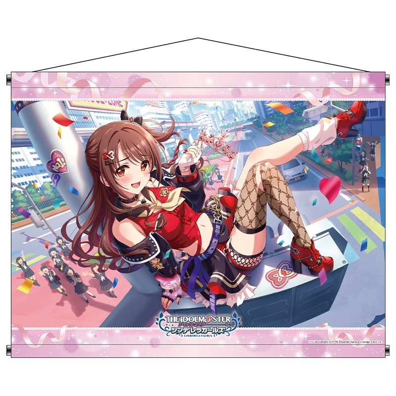 (Goods - Tapestry) The Idolmaster Cinderella Girls B1Tapestry - "Catch Me All Time" Uzuki Shimamura + Ver.