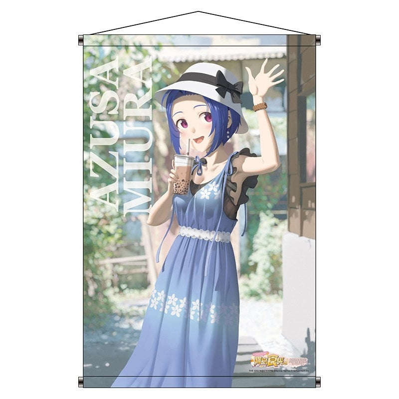 (Goods - Tapestry) THE IDOLM@STER "THE IDOLM@STER" Series Taiwan POP Store "Bao Dao Shi Guang" Merch B2 Tapestry THE IDOLM@STER Azusa Miura