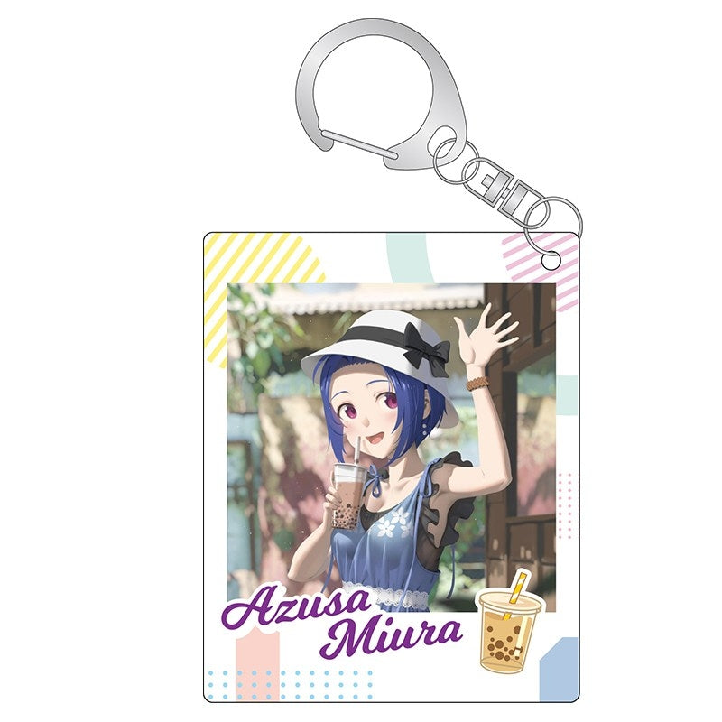 (Goods - Key Chain) "THE IDOLM@STER" Series Taiwan POP Store "Bao Dao Shi Guang" Merch Acrylic Key Chain THE IDOLM@STER Azusa Miura