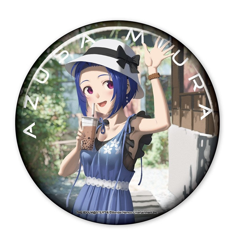 (Goods - Badge) "THE IDOLM@STER" Series Taiwan POP Store "Bao Dao Shi Guang" Merch Iridescent Button Badge THE IDOLM@STERAzusa Miura