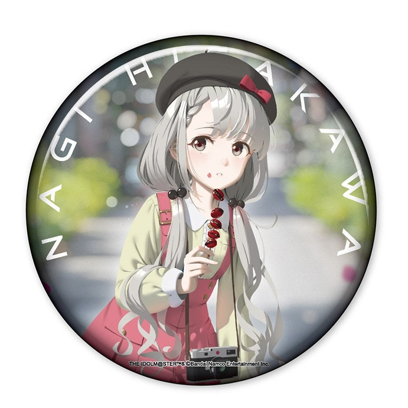 (Goods - Badge) THE IDOLM@STER CINDERELLA GIRLS "THE IDOLM@STER" Series Taiwan POP Store "Bao Dao Shi Guang" Merch Iridescent Button Badge THE IDOLM@STER CINDERELLA GIRLS Nagi Hisakawa