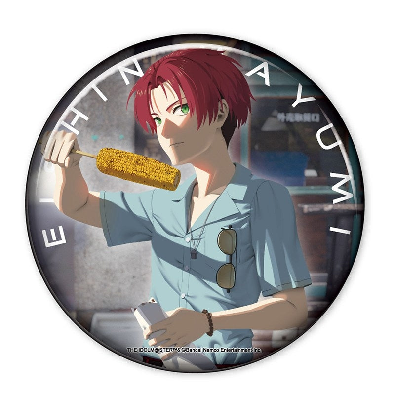 (Goods - Badge) THE IDOLM@STER SideM "THE IDOLM@STER" Series Taiwan POP Store "Bao Dao Shi Guang" Merch Iridescent Button Badge THE IDOLM@STER SideM Eishin Mayumi
