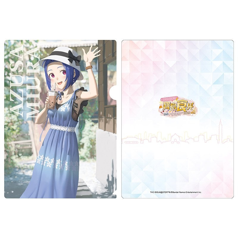 (Goods - Clear File) "THE IDOLM@STER" Series Taiwan POP Store "Bao Dao Shi Guang" Merch Clear File THE IDOLM@STER Azusa Miura