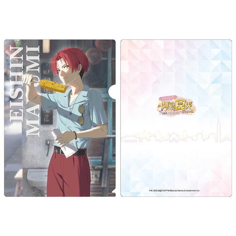 (Goods - Clear File) THE IDOLM@STER SideM "THE IDOLM@STER" Series Taiwan POP Store "Bao Dao Shi Guang" Merch Clear File THE IDOLM@STER SideM Eishin Mayumi