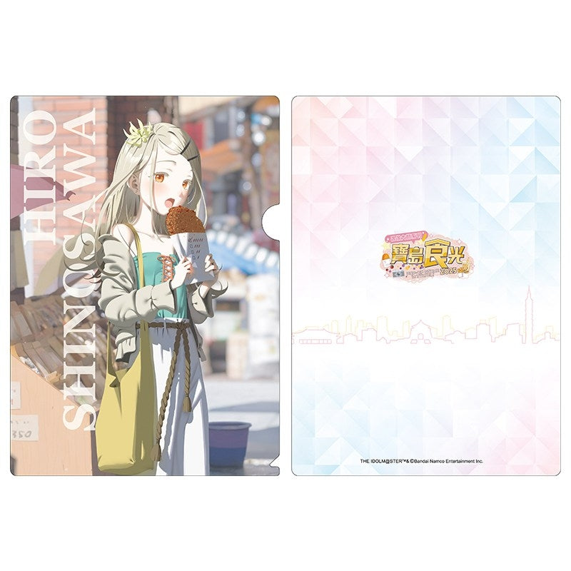(Goods - Clear File) Gakuen iDOLM@STER "THE IDOLM@STER" Series Taiwan POP Store "Bao Dao Shi Guang" Merch Clear File Gakuen iDOLM@STER Hiro Shinosawa