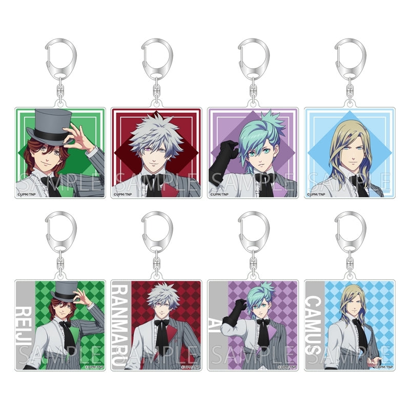 (1BOX=8)(Goods - Keychain) Uta no Prince-sama the Movie TABOO NIGHT XXXX Trading Square Acrylic Keychain