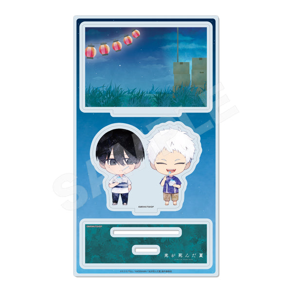 ハナヤマタ　DEKA　ACRYLIC　STAND Z-Shaped Acrylic Riser - Clear Acrylic Stand