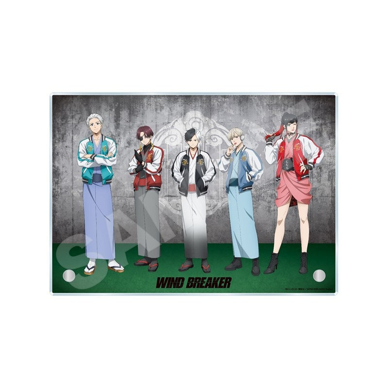(Goods - Board) WIND BREAKER Japanese Style x Souvenir Jacket ver. Acrylic Board/01 Ensemble