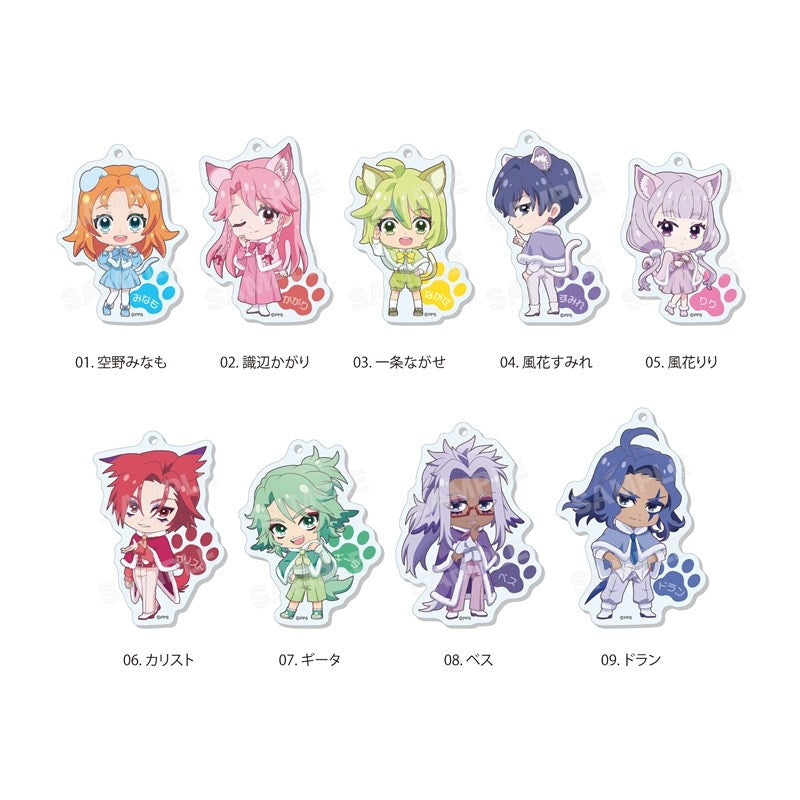(1BOX=9)(Goods - Keychain) Princession Orchestra Acrylic Keychain/01 (9 Types)