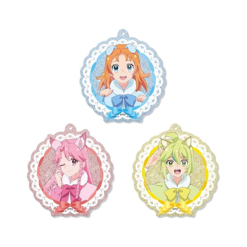 (1BOX=5)(Goods - Keychain) Princession Orchestra Animal Ears ver. Metallic Acrylic Keychain/01 5 Types Total