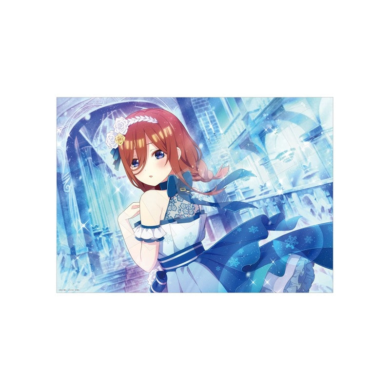 (Goods - Poster) The Quintessential Quintuplets The Quintuplets Can't Divide the Puzzle Into Five Equal Parts A3 Clear Poster /03 Miku