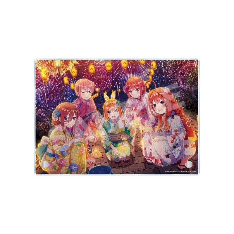 (Goods - Board ) The Quintessential Quintuplets The Quintuplets Can't Divide the Puzzle Into Five Equal Parts Acrylic Board - Techniques - /01 Fireworks