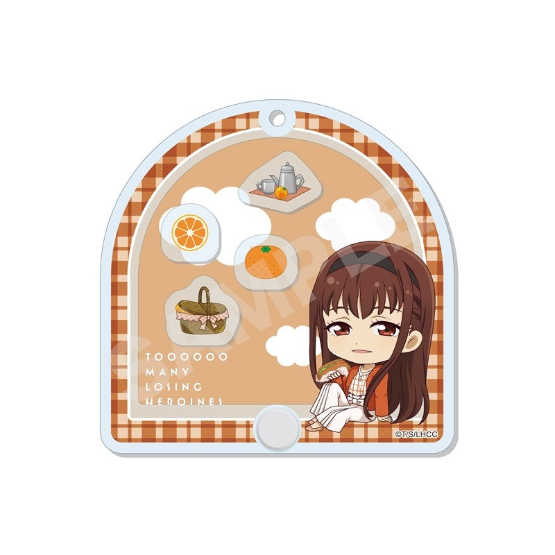 (Goods - Keychain) Too Many Losing Heroines! Shakashaka Shakable Acrylic Keychain /08 Hibari Hokobaru