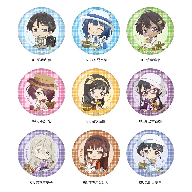 (1BOX=9)(Goods - Badge) Too Many Losing Heroines! Button Badge /01 9 Types