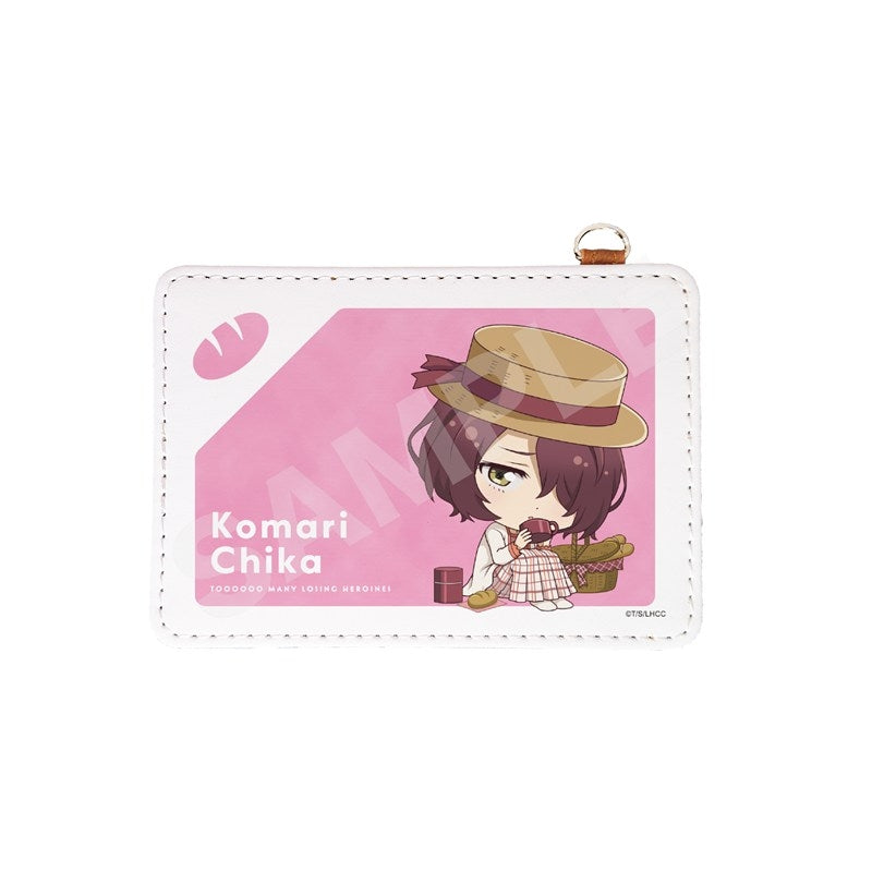 (Goods - Pass Case) Too Many Losing Heroines! Leather Pass Case /04 Chika Komari