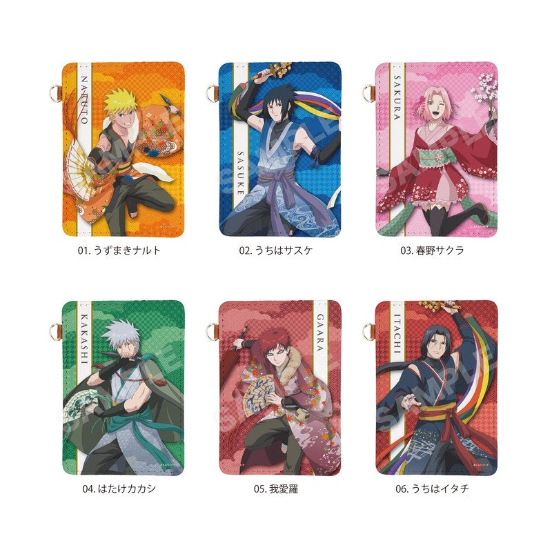 (Goods - Pass Case) NARUTO Shippuden Traditional Dance ver. Pleather Pass Case - 06 Itachi Uchiha