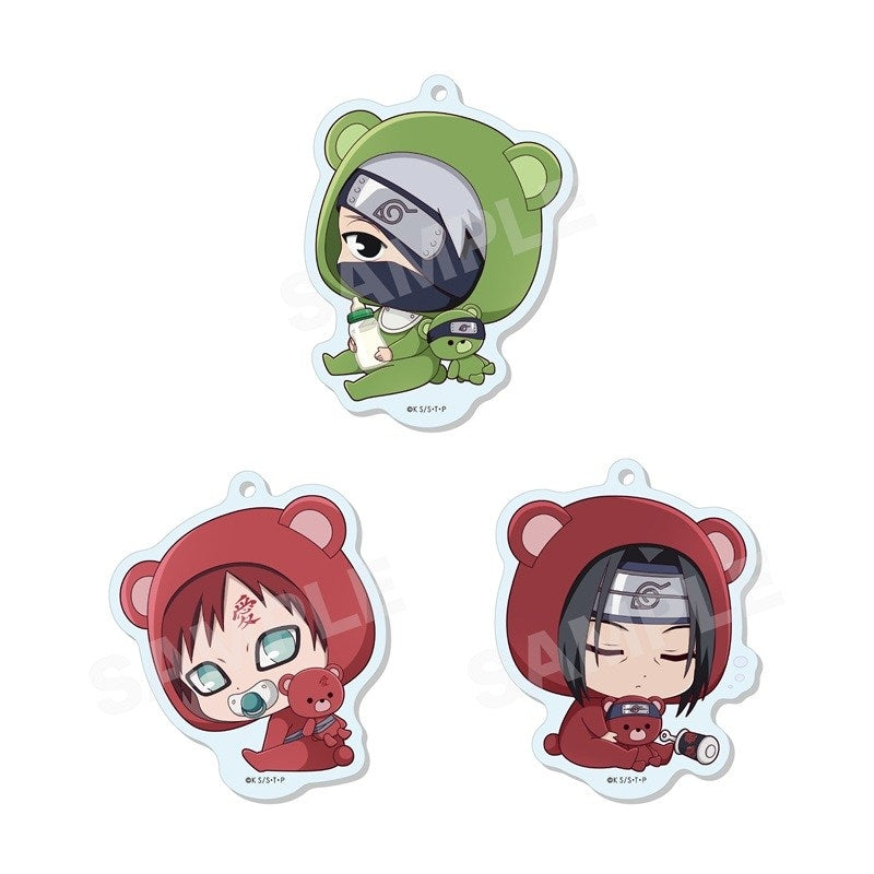 (1BOX=6)(Goods - Key Chain) NARUTO Shippuden Babume Marutto Stand Key Chain - 01 (6 Types Total)