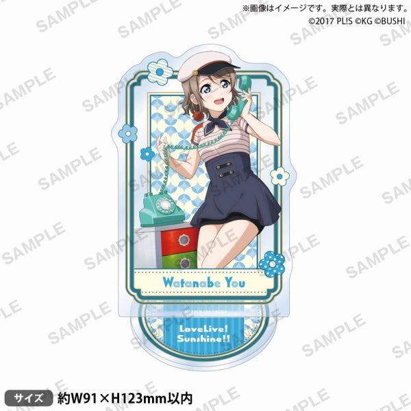 (Goods - Stand Pop) Love Live! School Idol Festival Acrylic Stand Aqours Time Travel ver. You Watanabe