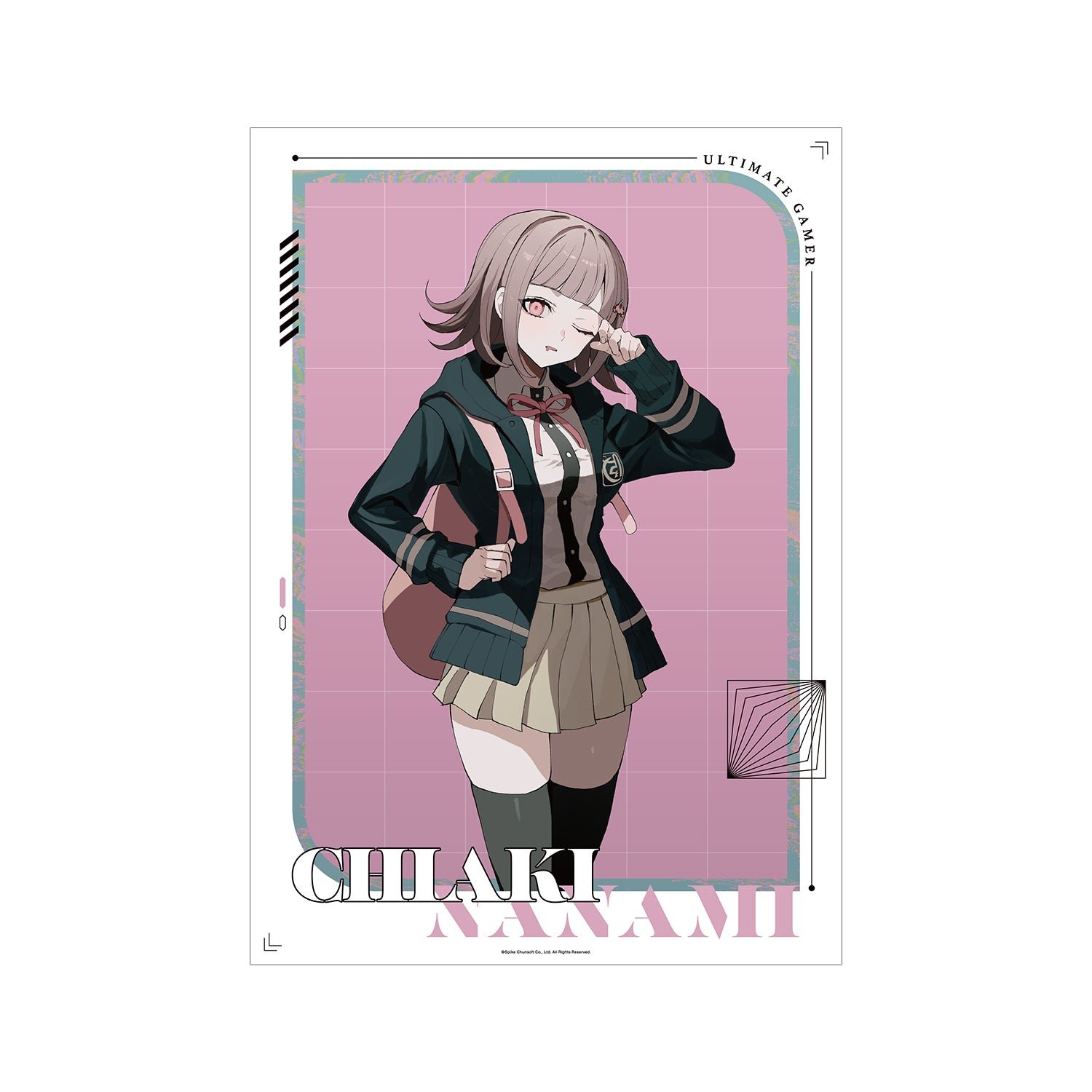 (Goods - Tapestry) Danganronpa Series Exclusive Art Chiaki Nanami Art by sakusya2 A3 Matte Poster