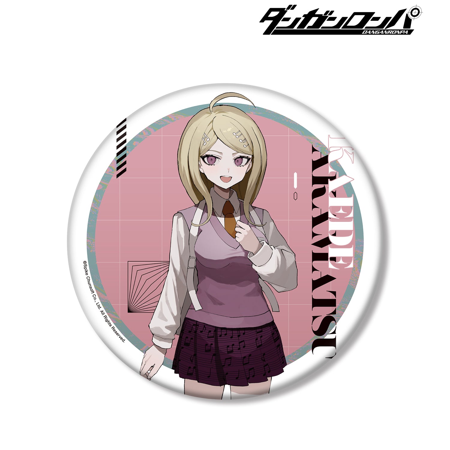 (Goods - Badge) Danganronpa Series Exclusive Art Kaede Akamatsu Art by sakusya2 BIG Button Badge