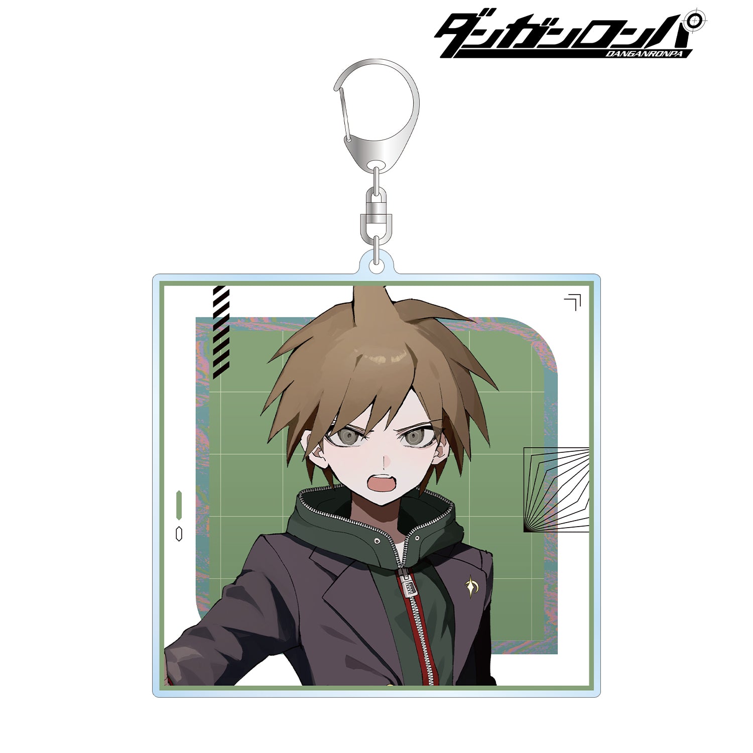 (Goods - Keychain) Danganronpa Series Exclusive Art Makoto Naegi Art by sakusya2 BIG Acrylic Keychain