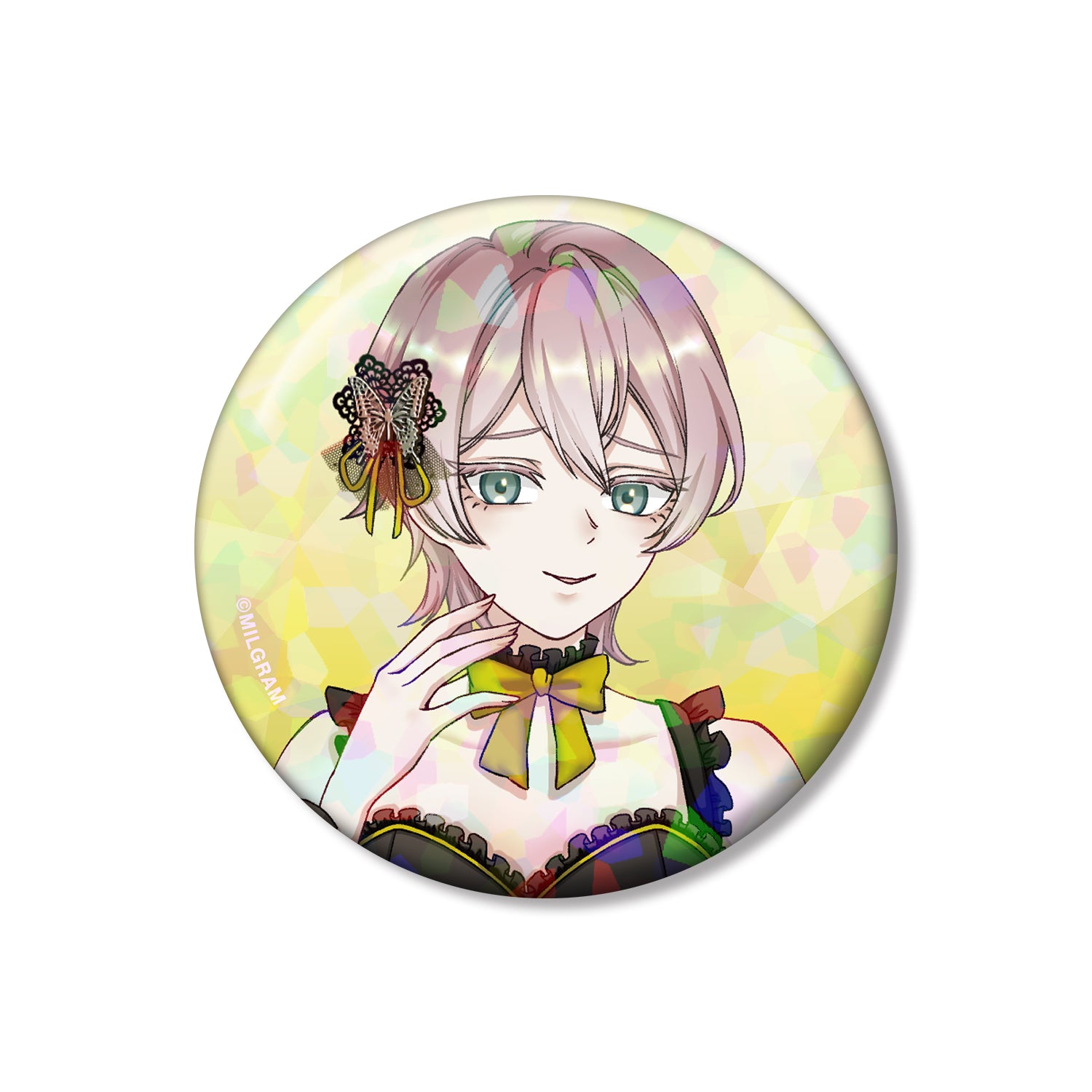 (Goods - Badge) MILGRAM Exclusive Art  Mu Birthday ver. Vol.2 Holographic Button Badge