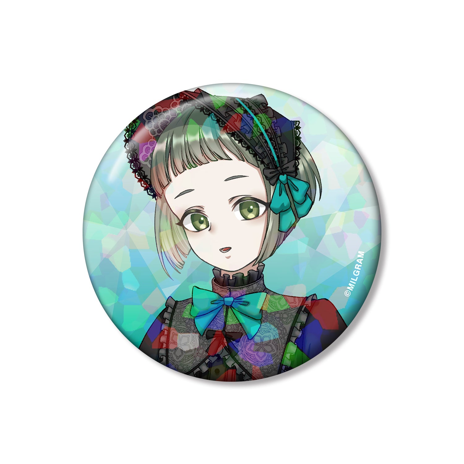 (Goods - Badge) MILGRAM Exclusive Art Amane Birthday ver. Vol.2 Holographic Button Badge
