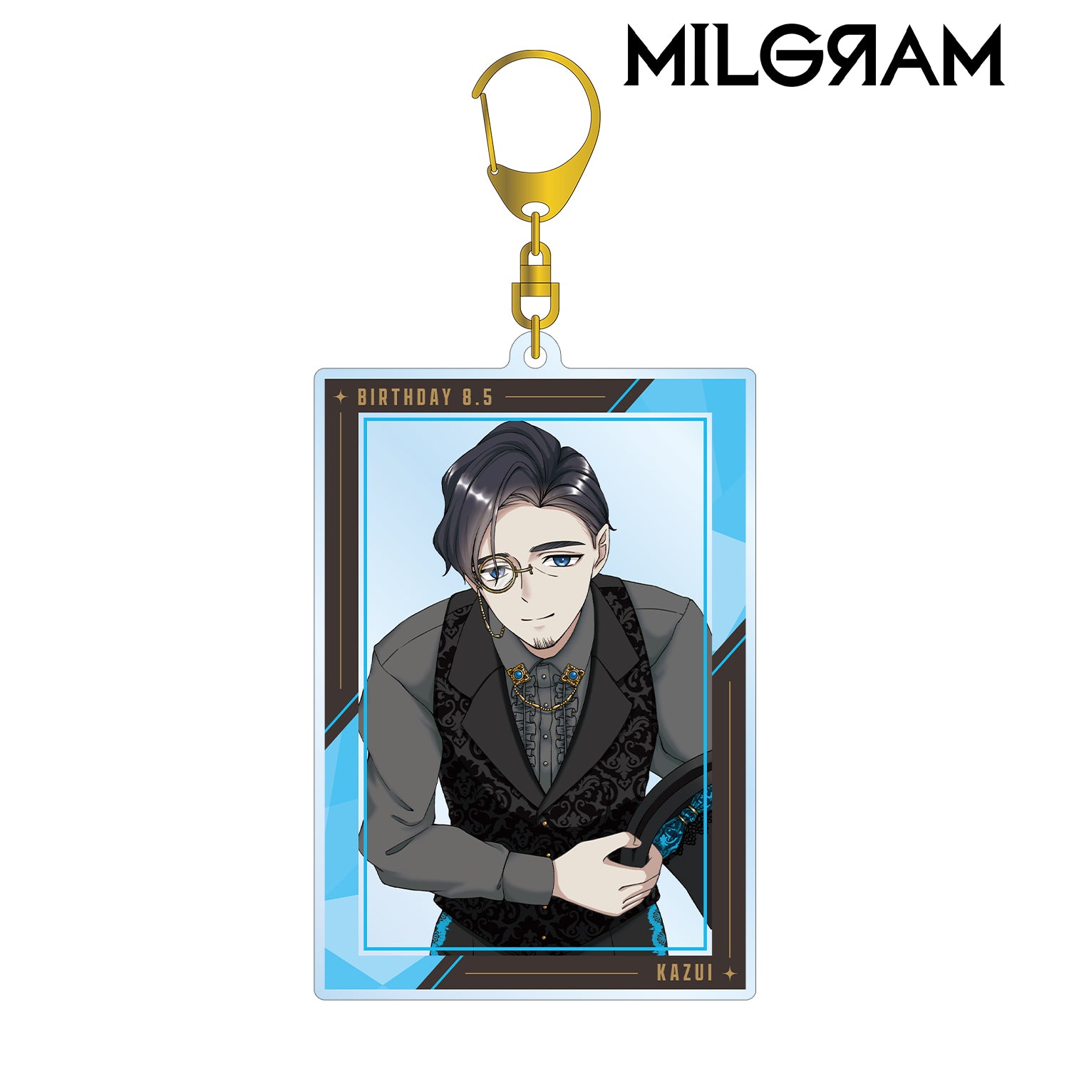 (Goods - Keychain) MILGRAM Exclusive Art Kazui Birthday ver. Vol.2 BIG Acrylic Keychain