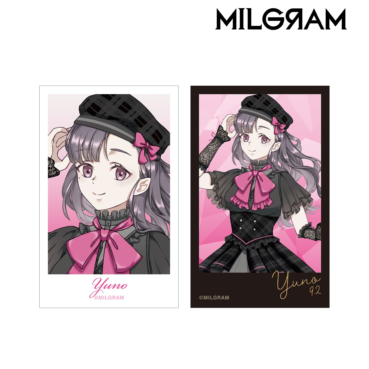 (Goods - Card) MILGRAM Exclusive Art Yuno Birthday ver. Vol.2 Instant Photo Style Art Card Set of 2