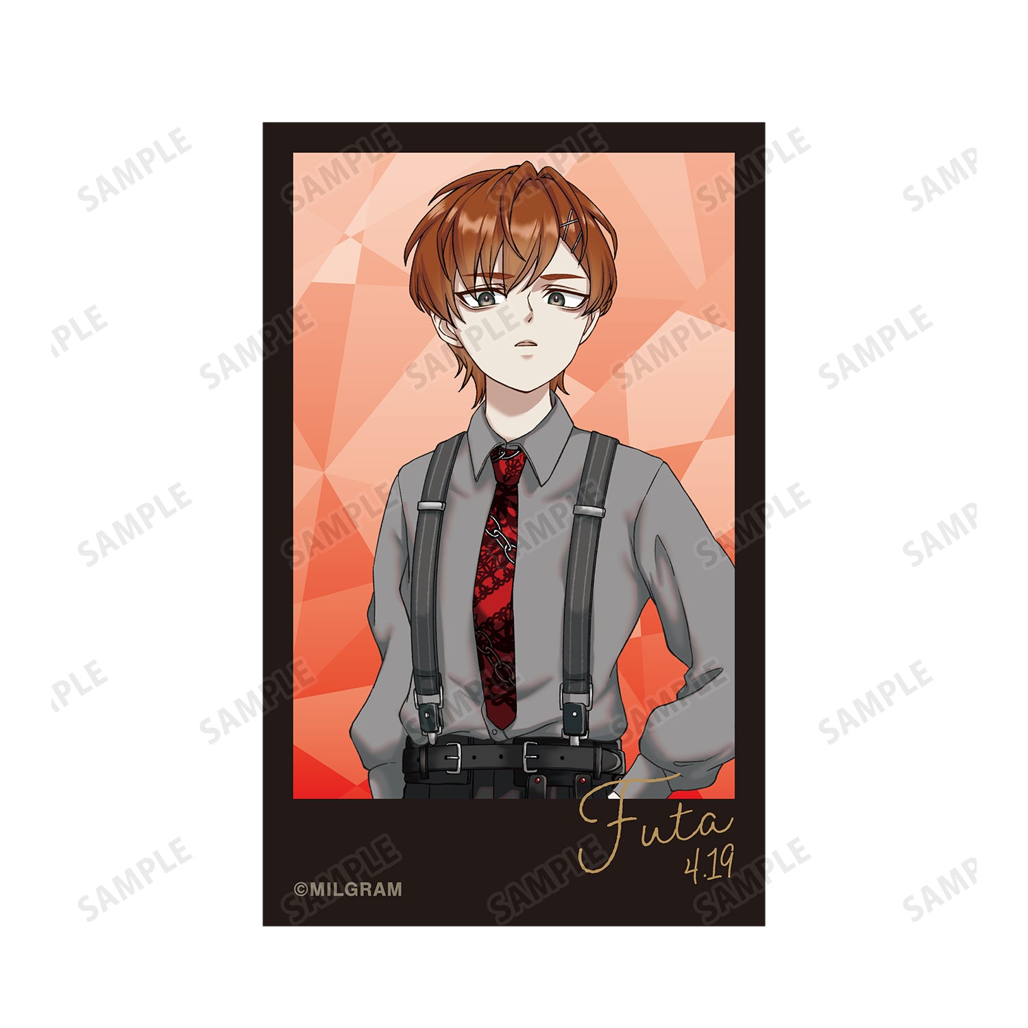 (Goods - Card) MILGRAM Exclusive Art Futta Birthday ver. Vol.2 Instant Photo Style Art Card Set of 2