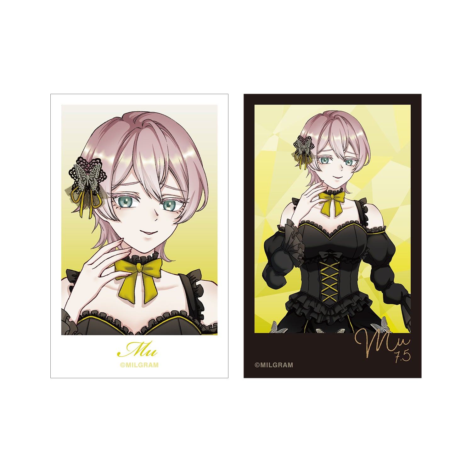 (Goods - Card) MILGRAM Exclusive Art  Mu Birthday ver. Vol.2 Instant Photo Style Art Card Set of 2