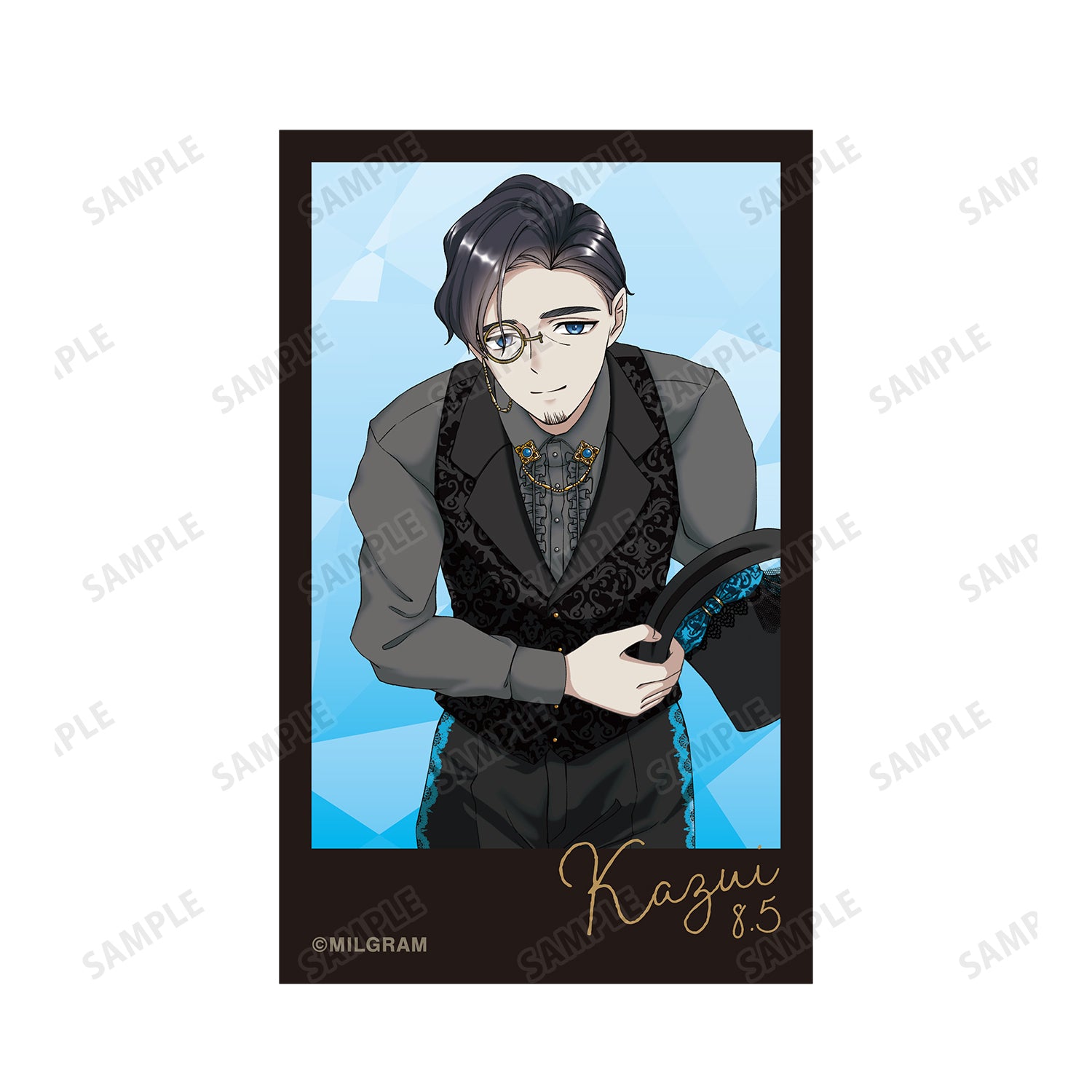 (Goods - Card) MILGRAM Exclusive Art Kazui Birthday ver. Vol.2 Instant Photo Style Art Card Set of 2
