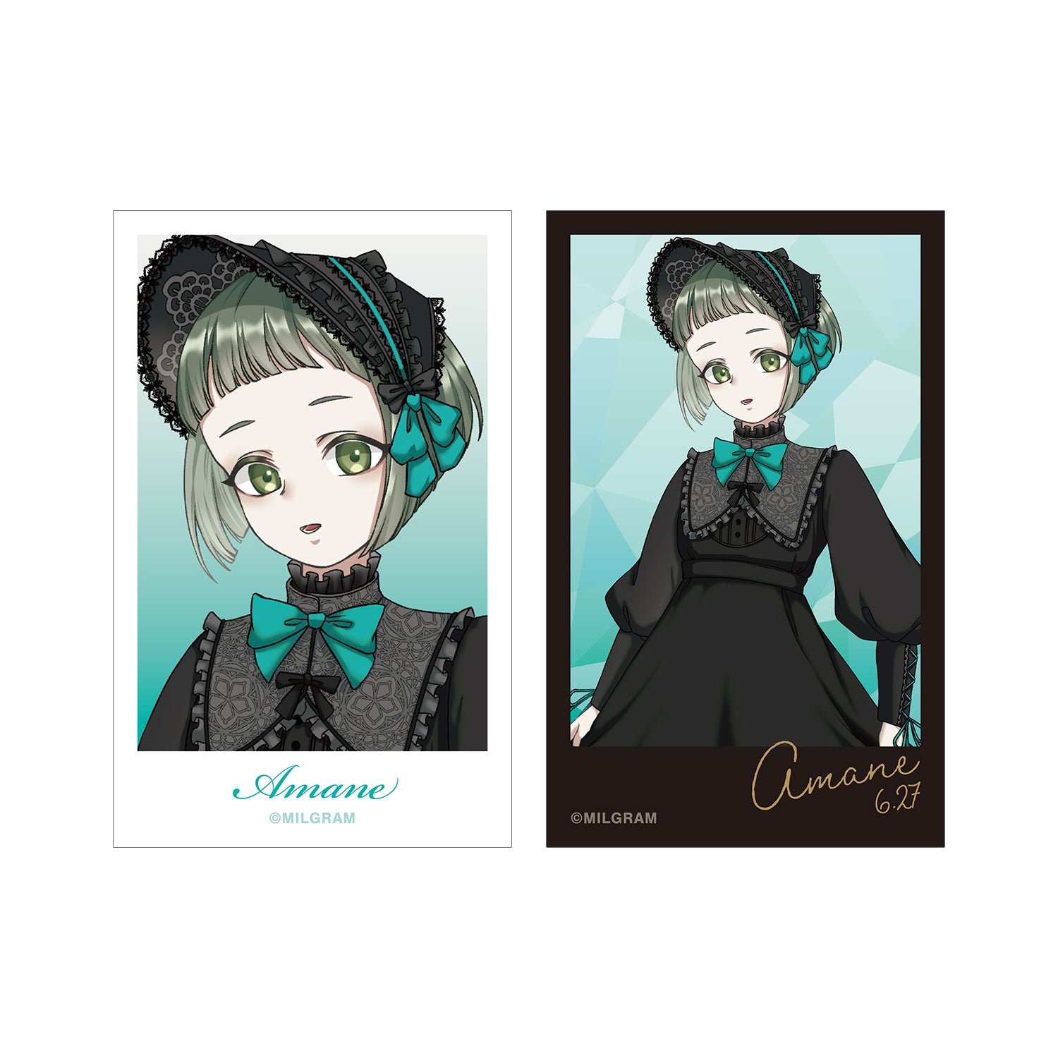 (Goods - Card) MILGRAM Exclusive Art Amane Birthday ver. Vol.2 Instant Photo Style Art Card Set of 2