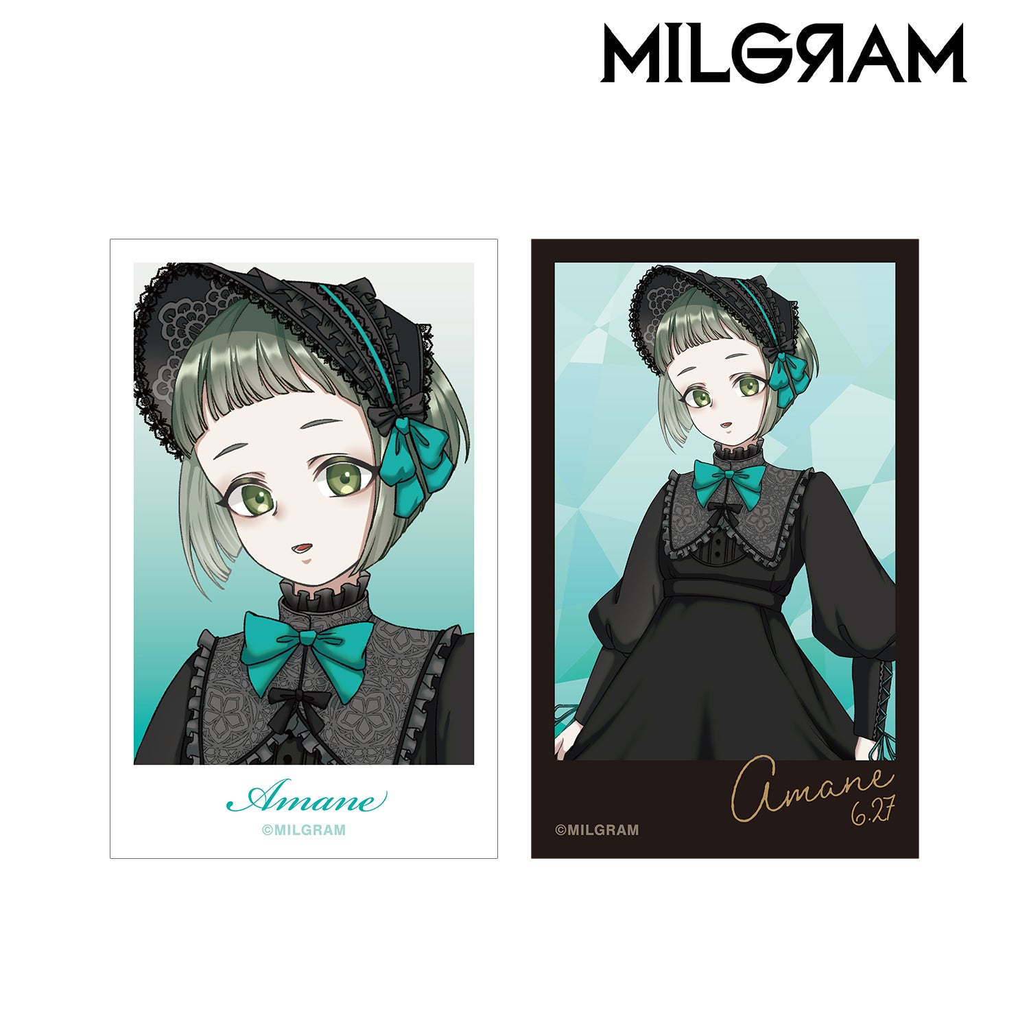 (Goods - Card) MILGRAM Exclusive Art Amane Birthday ver. Vol.2 Instant Photo Style Art Card Set of 2
