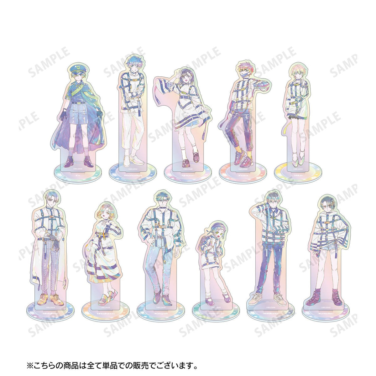 (Goods - Acrylic Stand) MILGRAM Es Ani-Art KAWAII label Iridescent Acrylic Stand
